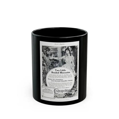 Cosmopolitan ad, Hearst's Magazine, March 1914 - Black Coffee Mug 11oz - Go Mug Yourself
