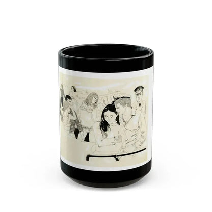 Cosmopolitan Illustration (1) - Black Coffee Mug 15oz - Go Mug Yourself