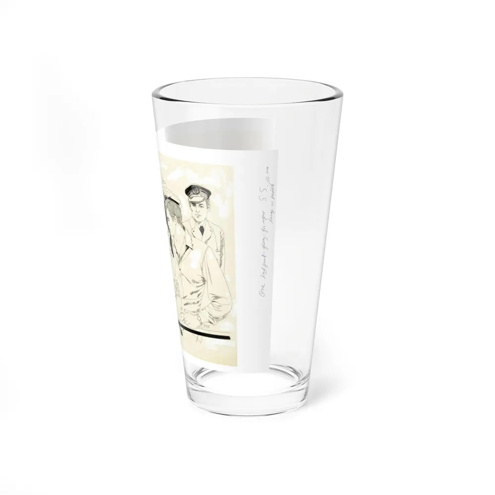 Cosmopolitan Illustration (1) - Pint Glass 16oz-Go Mug Yourself