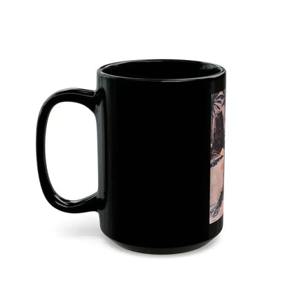 Cosmopolitan magazine Illustration, 1960 - Black Coffee Mug - Go Mug Yourself