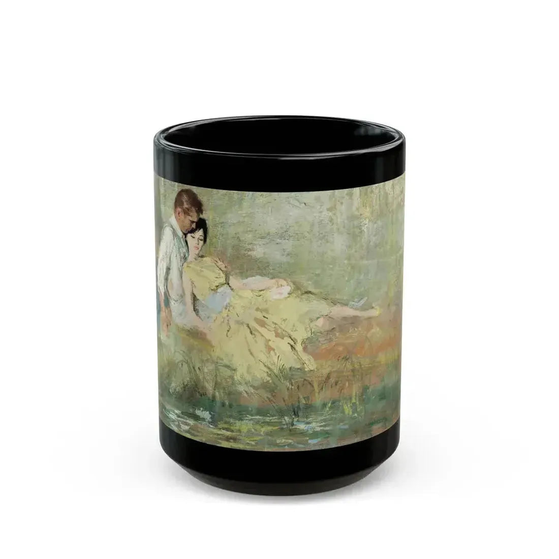 Cosmopolitan magazine illustration - Black Coffee Mug 15oz - Go Mug Yourself