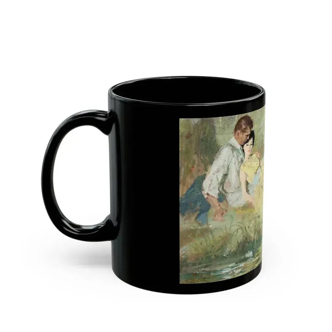 Cosmopolitan magazine illustration - Black Coffee Mug - Go Mug Yourself