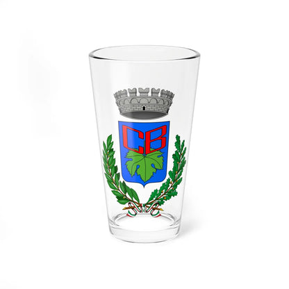 Cossano Belbo-Stemma (Italy) (Coat of Arms) Pint Glass 16oz 16oz - Go Mug Yourself