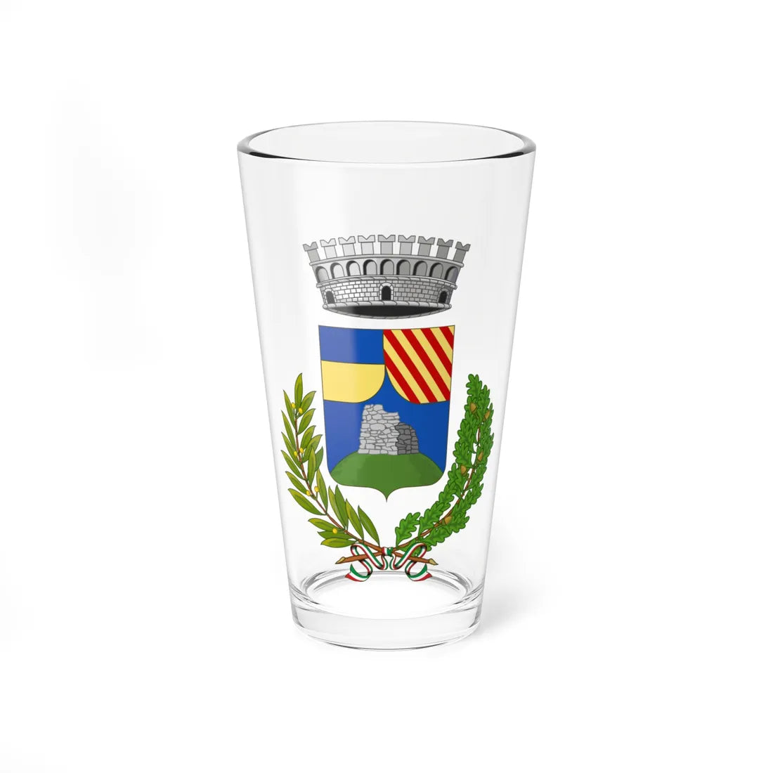Cosseria-Stemma (Italy) (Coat of Arms) Pint Glass 16oz 16oz - Go Mug Yourself