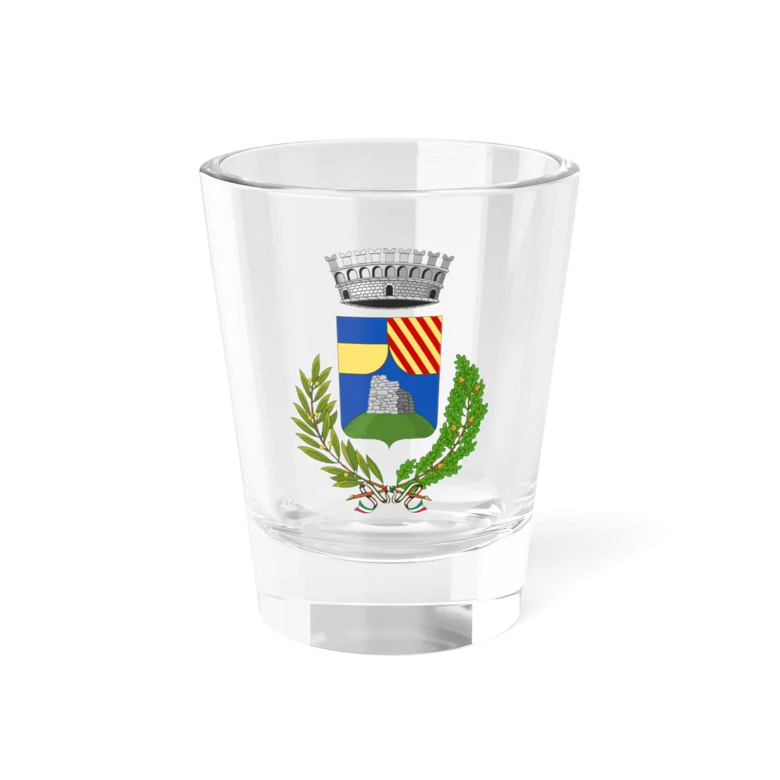 Cosseria-Stemma (Italy) (Coat of Arms) Shot Glass 1.5oz 1.5oz - Go Mug Yourself