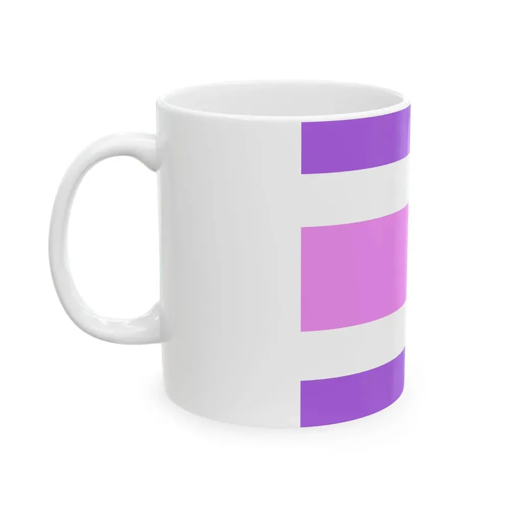 Costa Rica Bisexual Flag (Costa Rica) White Coffee Mug - Go Mug Yourself
