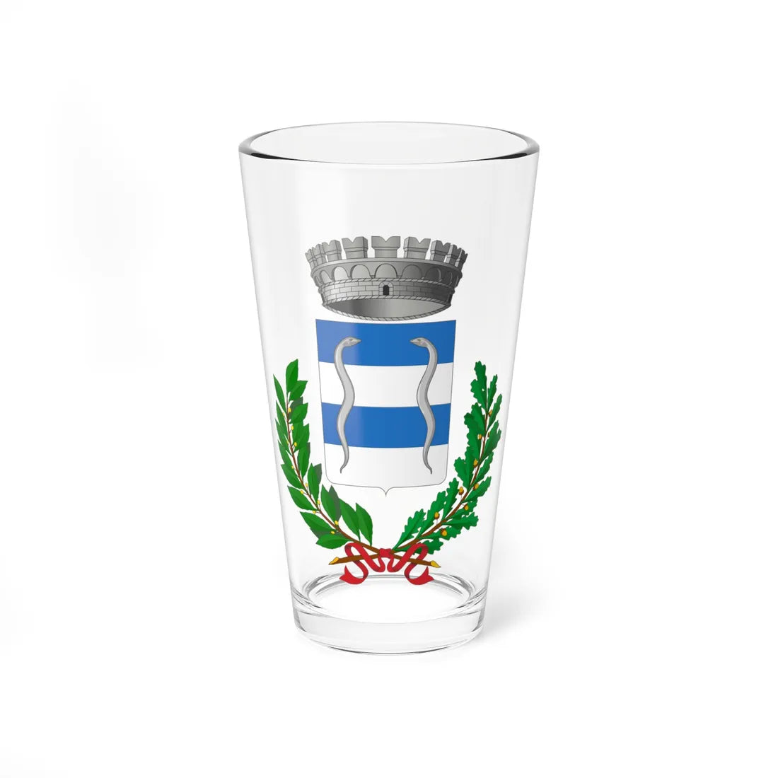 Costabissara-Stemma (Italy) (Coat of Arms) Pint Glass 16oz 16oz - Go Mug Yourself