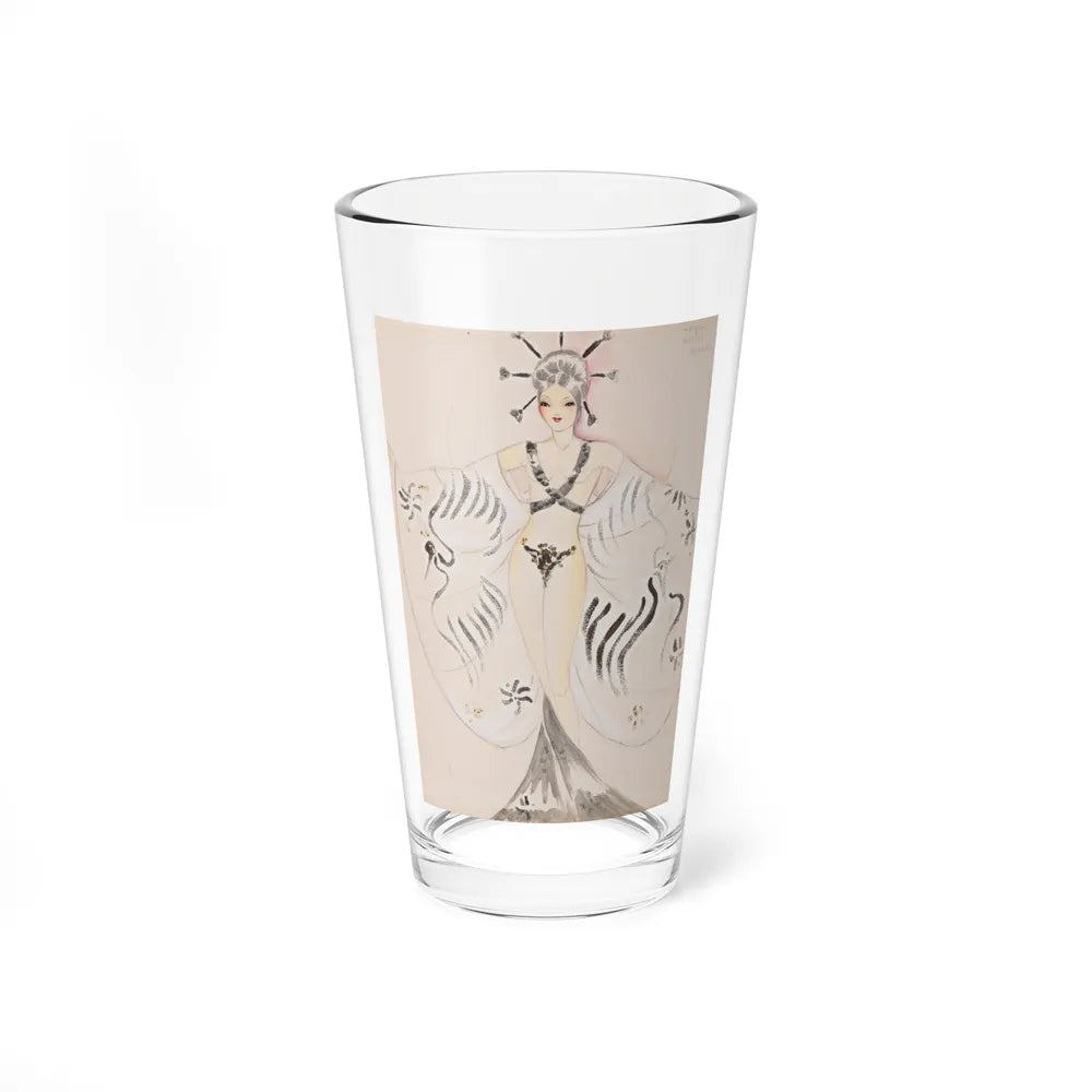 Costume design for Japan Nation Parade, Lester Design Company, circa 1930s - Pint Glass 16oz-16oz-Go Mug Yourself