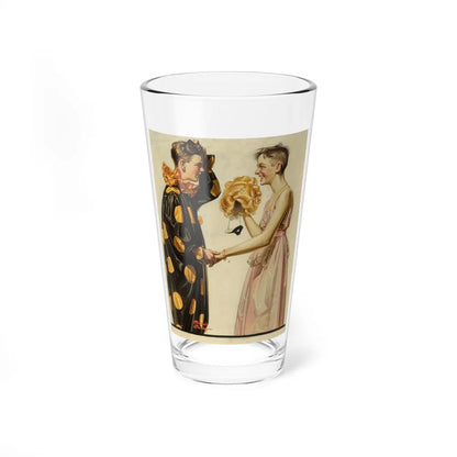 Costume Surprise, The Saturday Evening Post cover, February 12, 1921 - Pint Glass 16oz-16oz-Go Mug Yourself