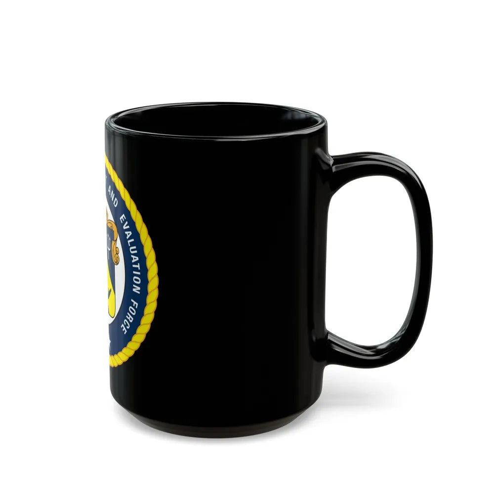 COTEF 2 Star Commander Operational Test and Evaluation Force (U.S. Navy) Black Coffee Mug-Go Mug Yourself