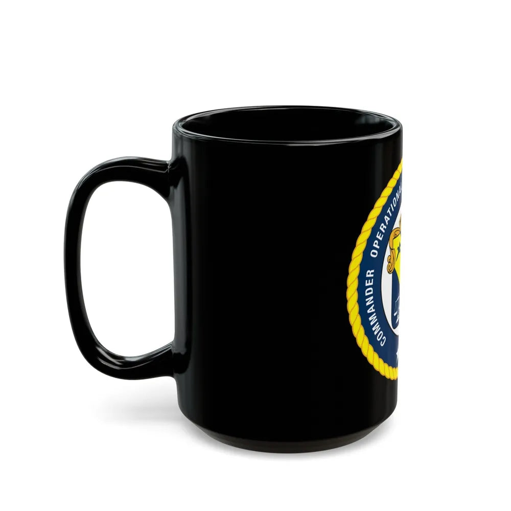 COTEF 2 Star Commander Operational Test and Evaluation Force (U.S. Navy) Black Coffee Mug-Go Mug Yourself