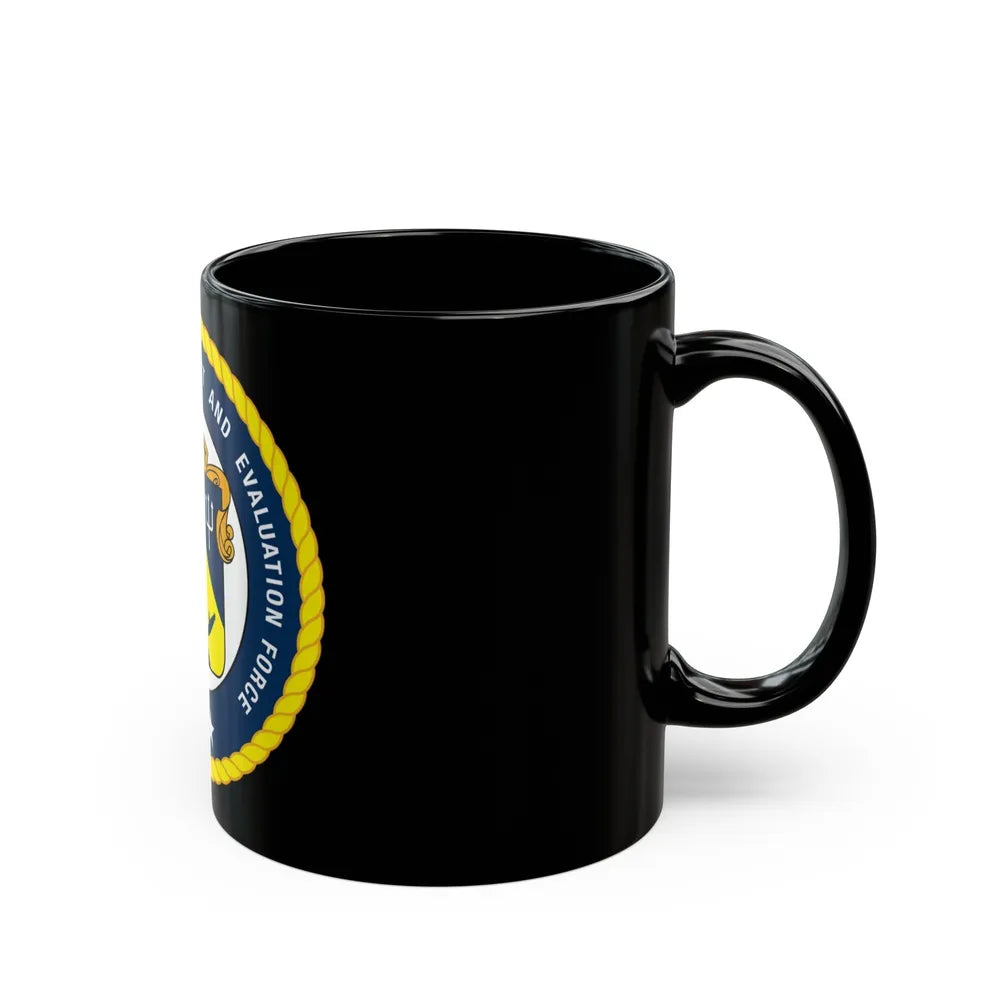 COTEF 2 Star Commander Operational Test and Evaluation Force (U.S. Navy) Black Coffee Mug-Go Mug Yourself