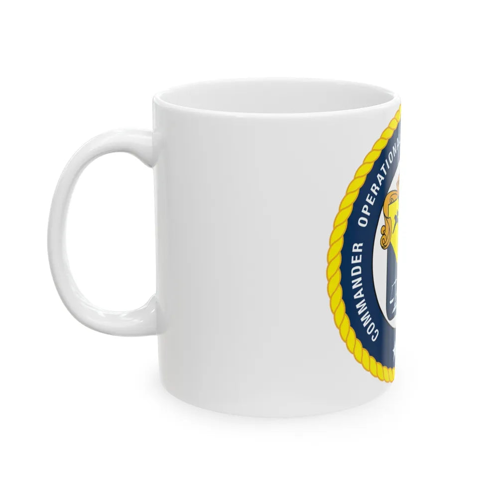 COTEF 2 Star Commander Operational Test and Evaluation Force (U.S. Navy) White Coffee Mug-Go Mug Yourself