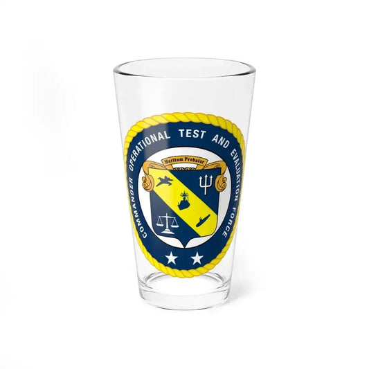 COTEF 2 Star Commander Operational Test and Evaluation Force (U.S. Navy) Pint Glass 16oz 16oz - Go Mug Yourself