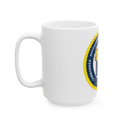 COTEF 2 Star Commander Operational Test and Evaluation Force (U.S. Navy) White Coffee Mug - Go Mug Yourself