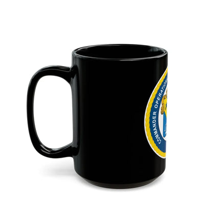 COTEF Commander Operational Test and Evaluation Force (U.S. Navy) Black Coffee Mug-Go Mug Yourself