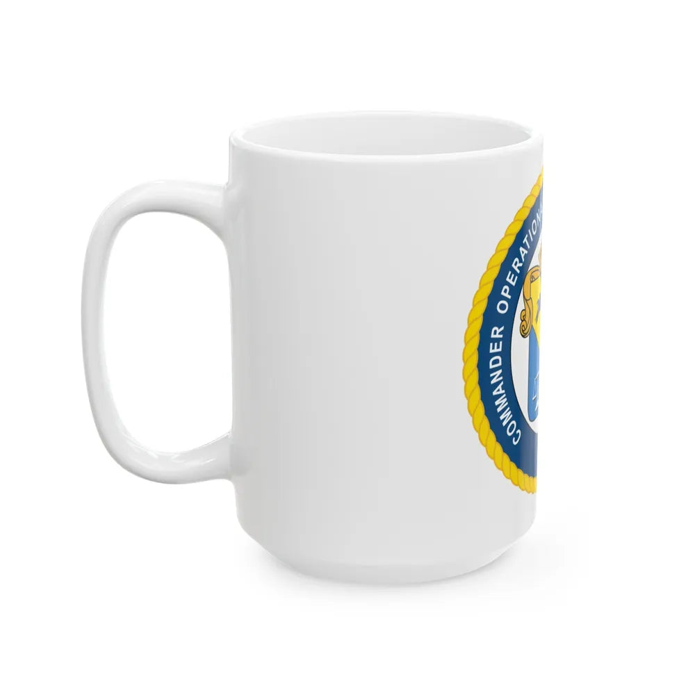 COTEF Commander Operational Test and Evaluation Force (U.S. Navy) White Coffee Mug-Go Mug Yourself