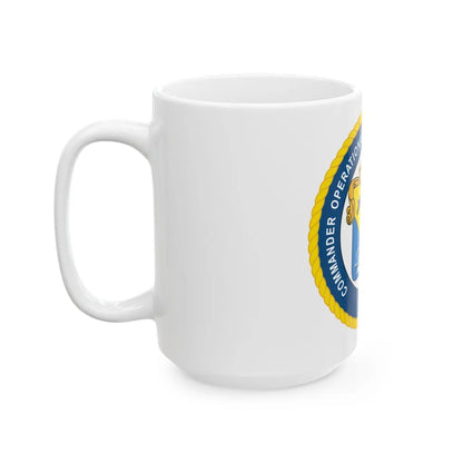 COTEF Commander Operational Test and Evaluation Force (U.S. Navy) White Coffee Mug-Go Mug Yourself