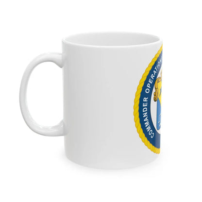 COTEF Commander Operational Test and Evaluation Force (U.S. Navy) White Coffee Mug-Go Mug Yourself