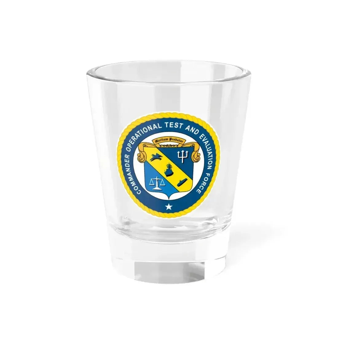 COTEF Commander Operational Test and Evaluation Force (U.S. Navy) Shot Glass 1.5oz 1.5oz - Go Mug Yourself
