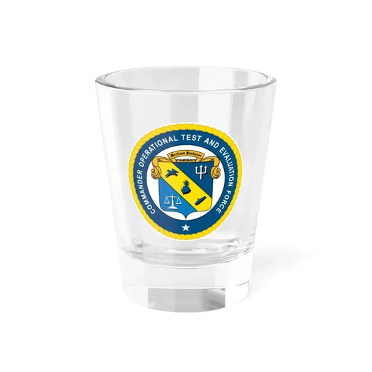 COTEF Commander Operational Test and Evaluation Force (U.S. Navy) Shot Glass 1.5oz 1.5oz - Go Mug Yourself
