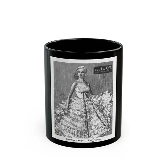 Cotillion advertisement, 1955 - Black Coffee Mug 11oz - Go Mug Yourself