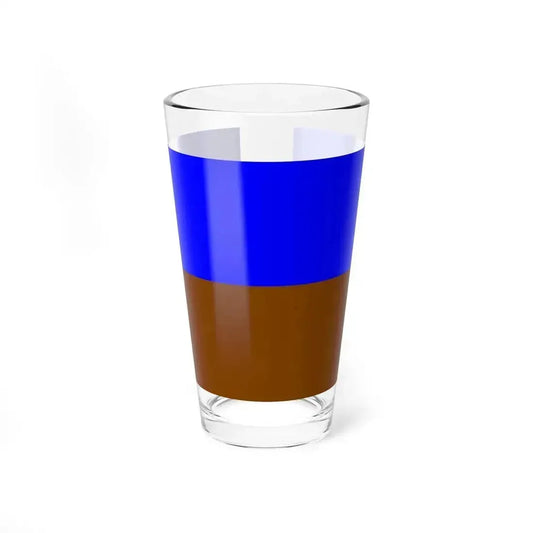 Cotopaxi Flag (Ecuador) Pint Glass 16oz 16oz - Go Mug Yourself