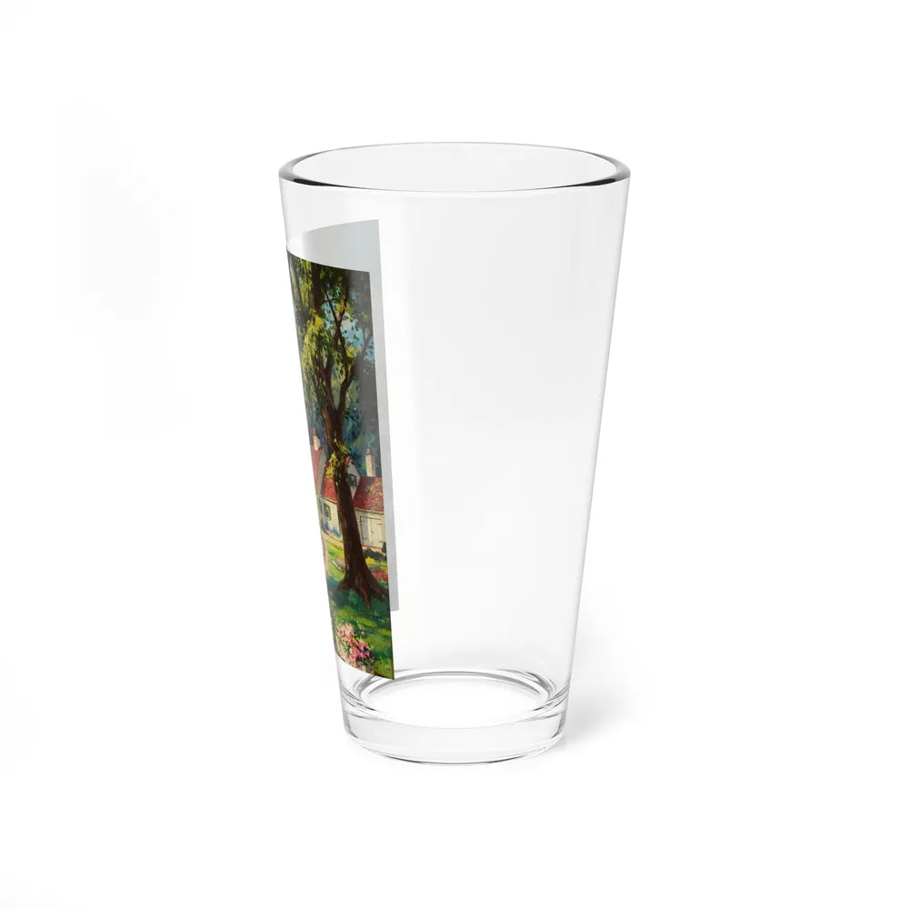 Cottage in the Springtime - Pint Glass 16oz-Go Mug Yourself