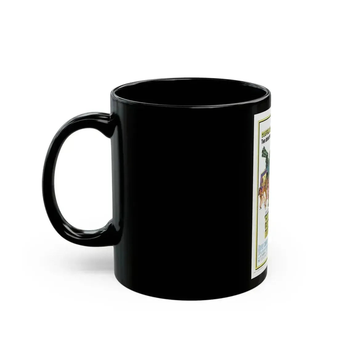 COTTON COMES TO HARLEM 1970 Movie Poster - Black Coffee Mug - Go Mug Yourself