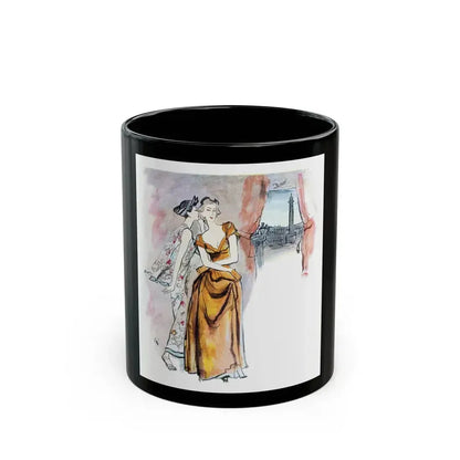Coty Muse perfume advertisement, 1948 - Black Coffee Mug 11oz - Go Mug Yourself
