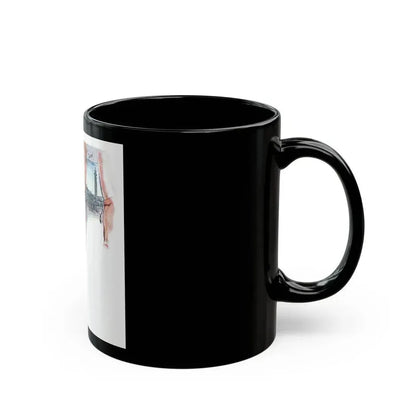 Coty Muse perfume advertisement, 1948 - Black Coffee Mug - Go Mug Yourself