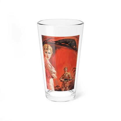 Cougar on the Prowl, possible paperback cover - Pint Glass 16oz-16oz-Go Mug Yourself