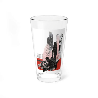 Could 20,000 Troops Take New York (1), Liberty magazine, October 15, 1932 - Pint Glass 16oz 16oz - Go Mug Yourself