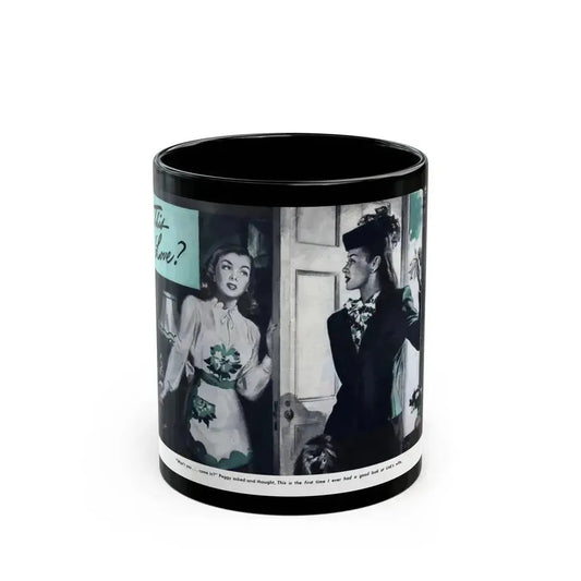 Could This Be Love, Everywoman's Magazine, January 1946 - Black Coffee Mug 11oz - Go Mug Yourself