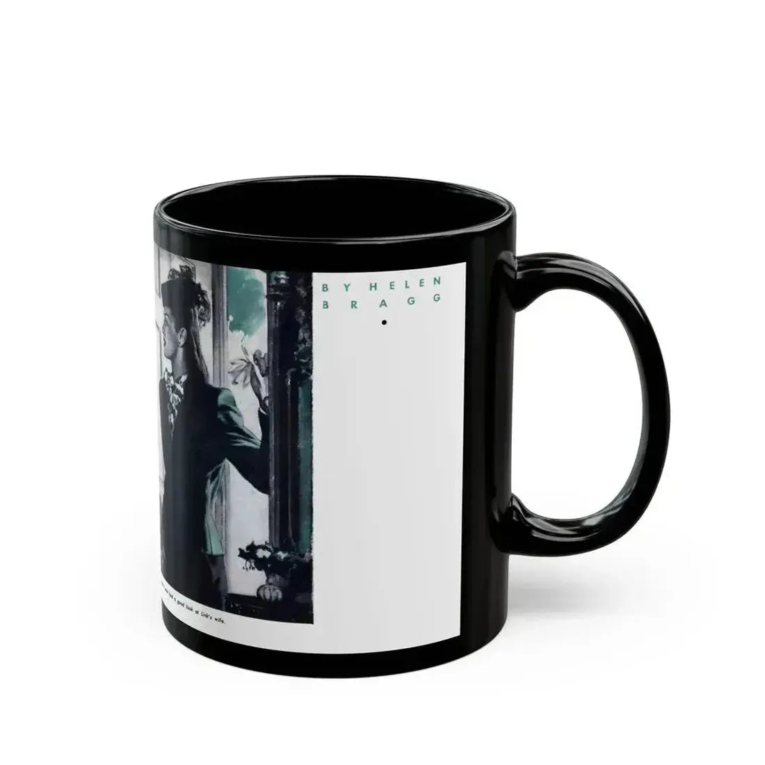 Could This Be Love, Everywoman's Magazine, January 1946 - Black Coffee Mug - Go Mug Yourself