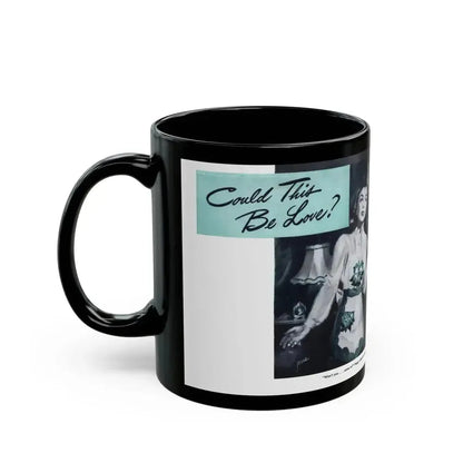 Could This Be Love, Everywoman's Magazine, January 1946 - Black Coffee Mug - Go Mug Yourself