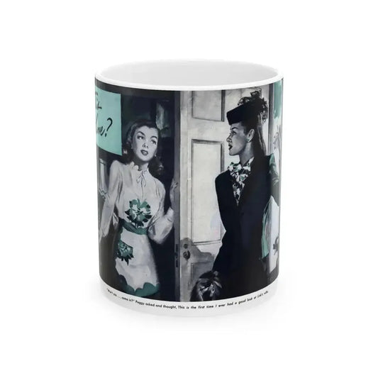 Could This Be Love, Everywoman's Magazine, January 1946 - White Coffee Mug 11oz - Go Mug Yourself