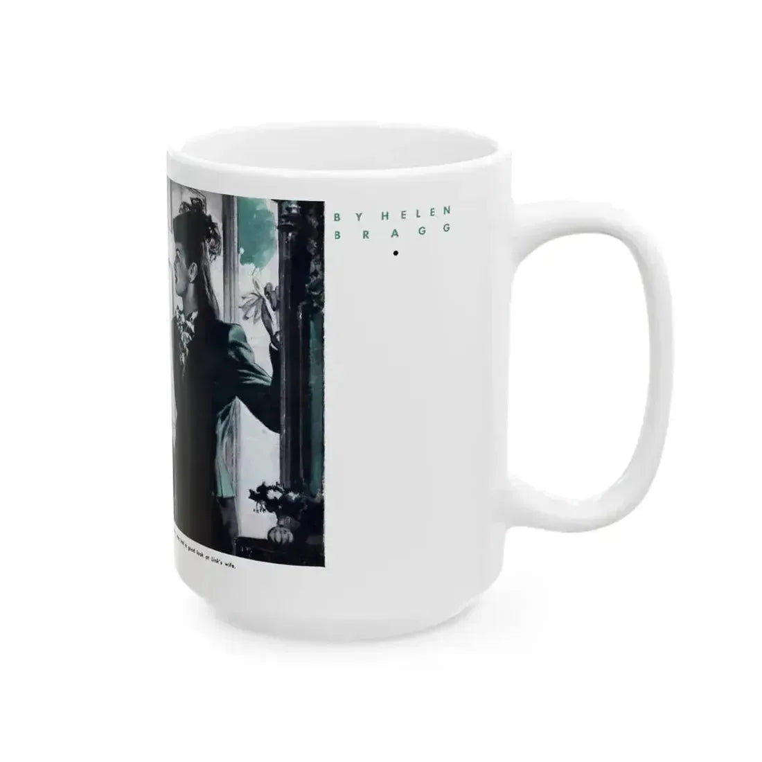Could This Be Love, Everywoman's Magazine, January 1946 - White Coffee Mug - Go Mug Yourself
