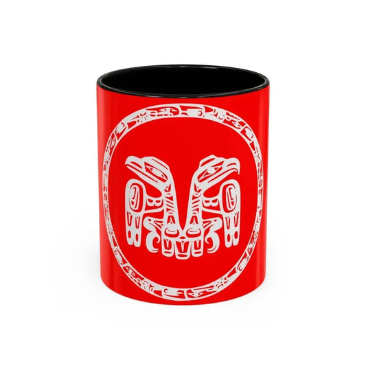 Council of the Haida Nation Flag - Accent Coffee Mug 11oz Black - Go Mug Yourself