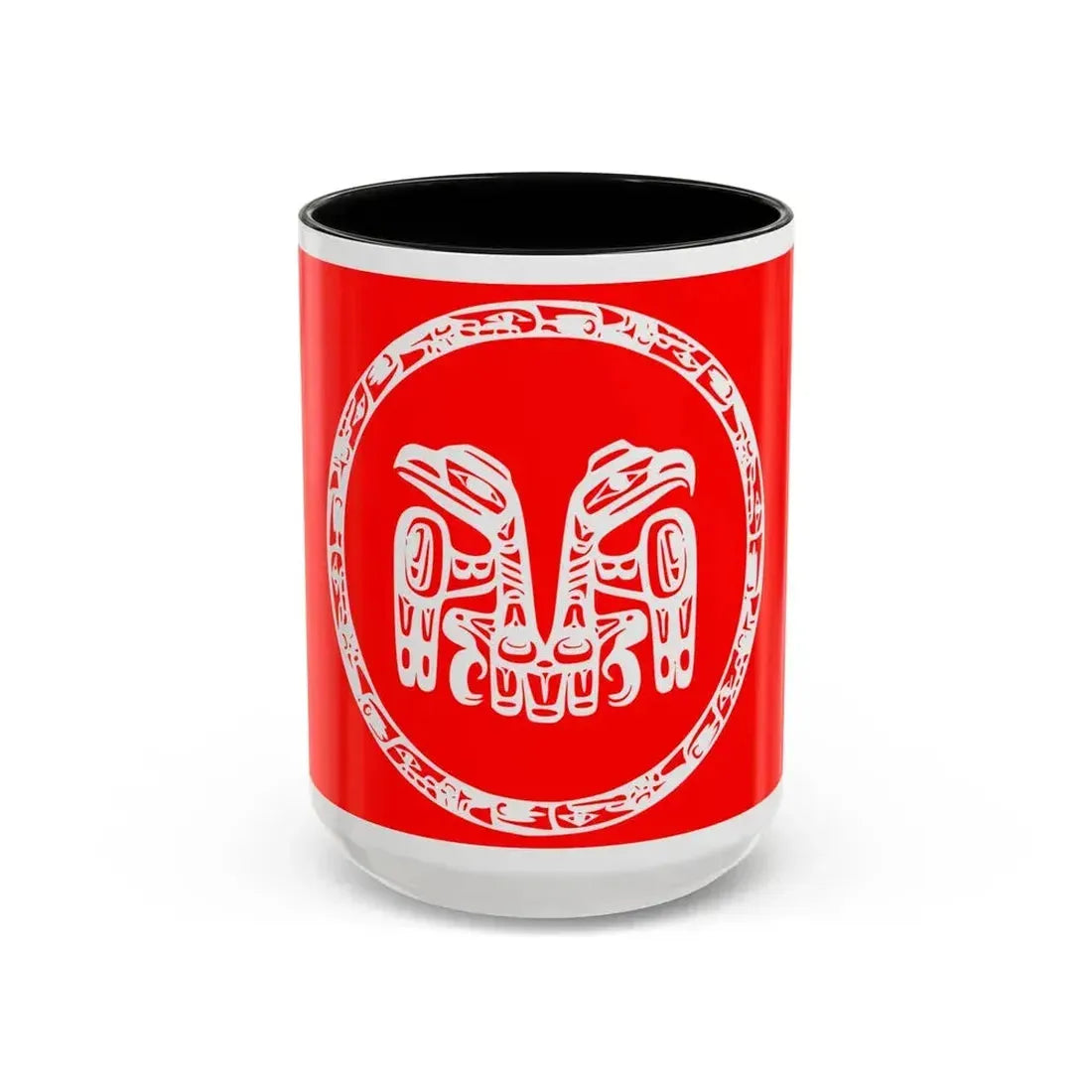Council of the Haida Nation Flag - Accent Coffee Mug 15oz Black - Go Mug Yourself