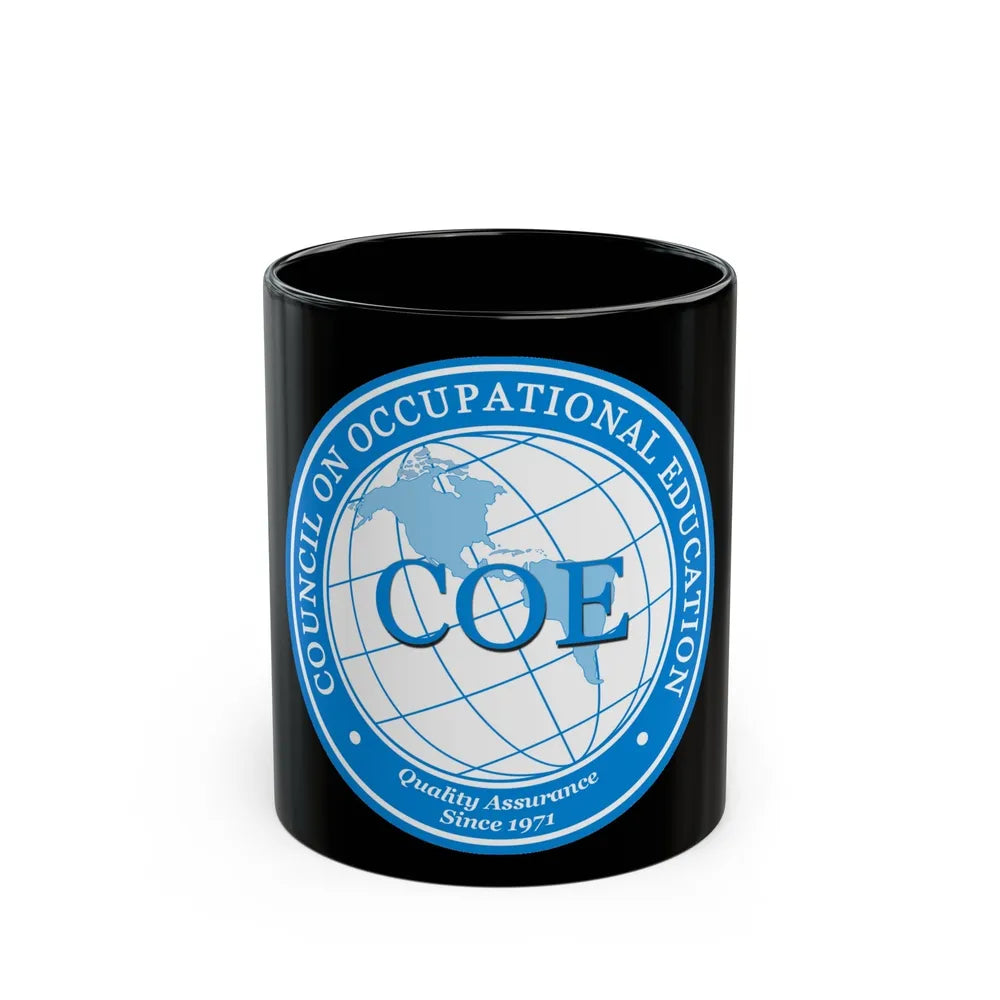 Council on Occupational Education (U.S. Navy) Black Coffee Mug-11oz-Go Mug Yourself