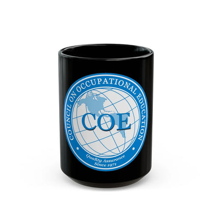 Council on Occupational Education (U.S. Navy) Black Coffee Mug-15oz-Go Mug Yourself