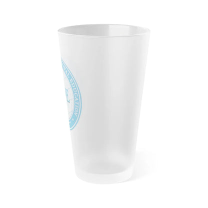 Council on Occupational Education (U.S. Navy) Frosted Pint Glass 16oz-Go Mug Yourself