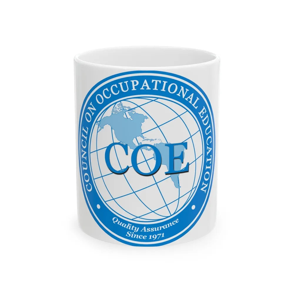 Council on Occupational Education (U.S. Navy) White Coffee Mug-11oz-Go Mug Yourself