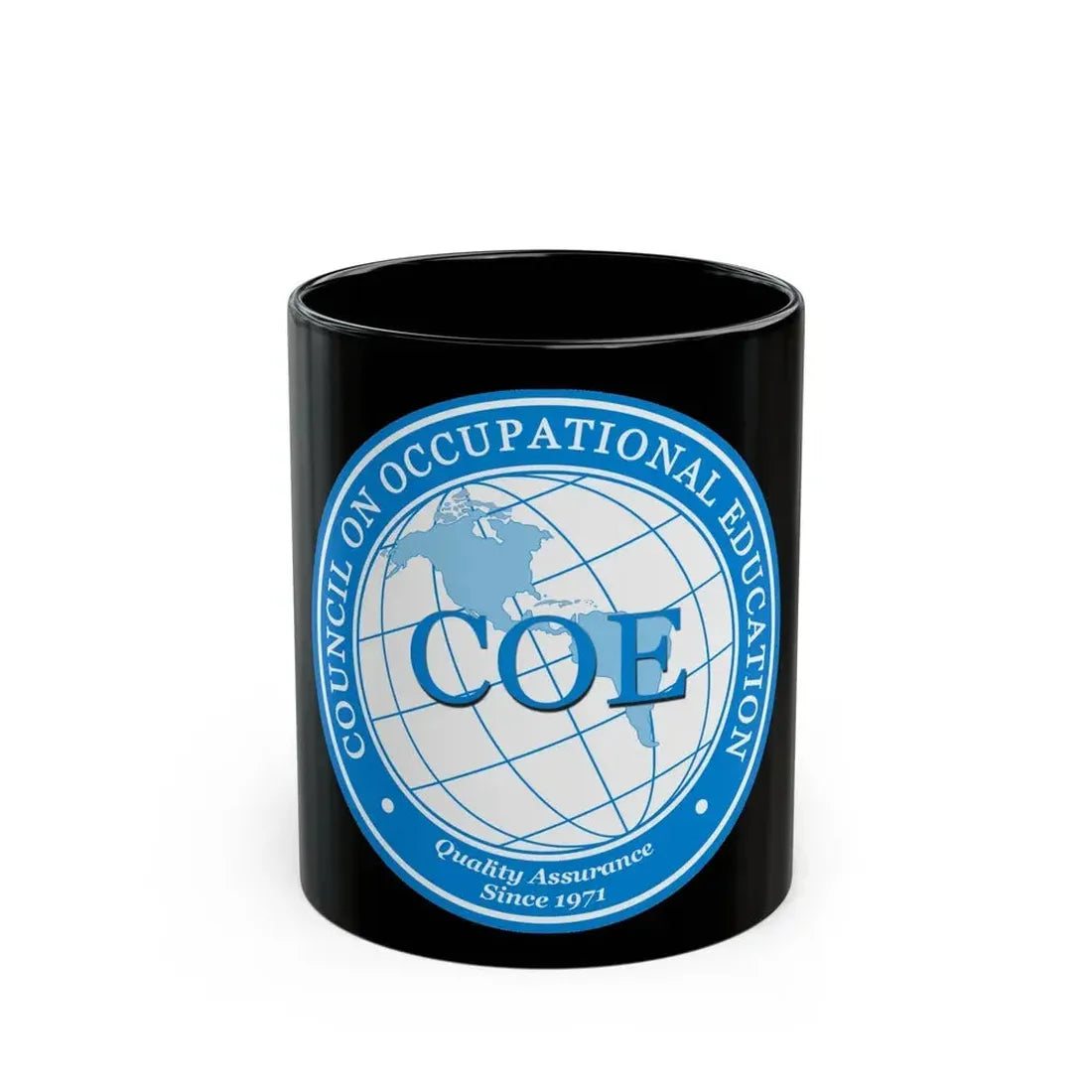 Council on Occupational Education (U.S. Navy) Black Coffee Mug 11oz - Go Mug Yourself