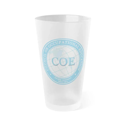 Council on Occupational Education (U.S. Navy) Frosted Pint Glass 16oz Default Title - Go Mug Yourself