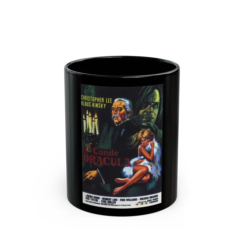 COUNT DRACULA (2) 1970 Movie Poster - Black Coffee Mug-11oz-Go Mug Yourself