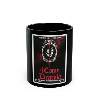 COUNT DRACULA (3) 1970 Movie Poster - Black Coffee Mug 11oz - Go Mug Yourself