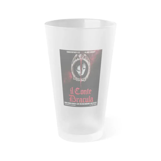 COUNT DRACULA (3) 1970 Movie Poster - Frosted Pint Glass 16oz Default Title - Go Mug Yourself