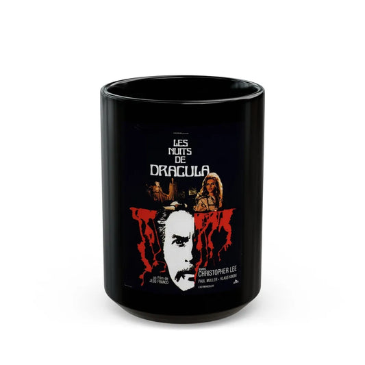 COUNT DRACULA (4) 1970 Movie Poster - Black Coffee Mug-15oz-Go Mug Yourself